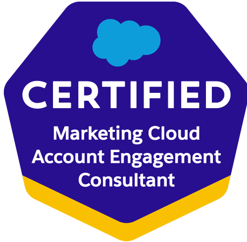 Salesforce 認定 Marketing Cloud Account Engagement コンサルタントの認定ロゴ